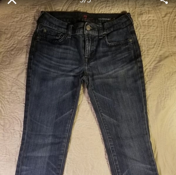 7 SEVEN FOR ALL MANKIND ROXANNE/SKINNY/WAIST 26" - Picture 5 of 6